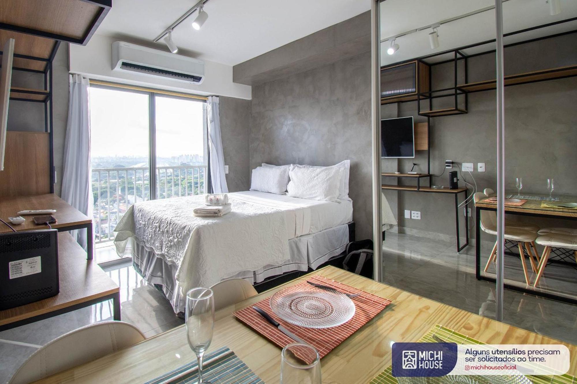 Maravilhoso Studio Pinheiros Ac/Wf Vista Incrivel Apartment Sao Paulo Bagian luar foto